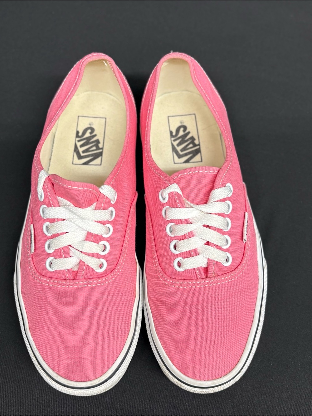 Vans Pink Canvas Low-Top Women's Sneakers